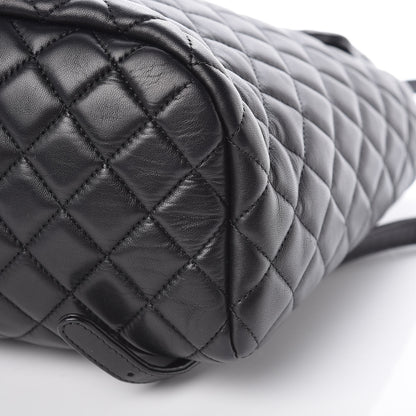 Chanel Lambskin Quilted Large Urban Spirit Backpack Black 9 of 10
