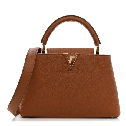 Louis Vuitton Taurillon Capucines BB Tan 1 of 11