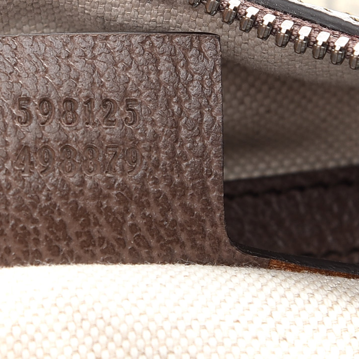 GG Supreme Monogram Web Small Ophidia Half Moon Hobo Brown