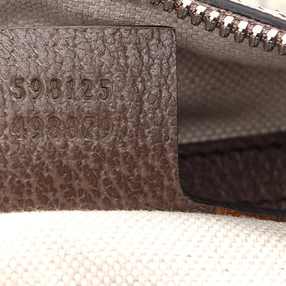 Gucci GG Supreme Monogram Web Small Ophidia Half Moon Hobo Brown 7 of 9
