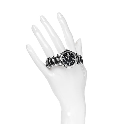 David Yurman Stainless Steel Ceramic Diamond 30mm Classic Quartz Watch Black 2 of 8
