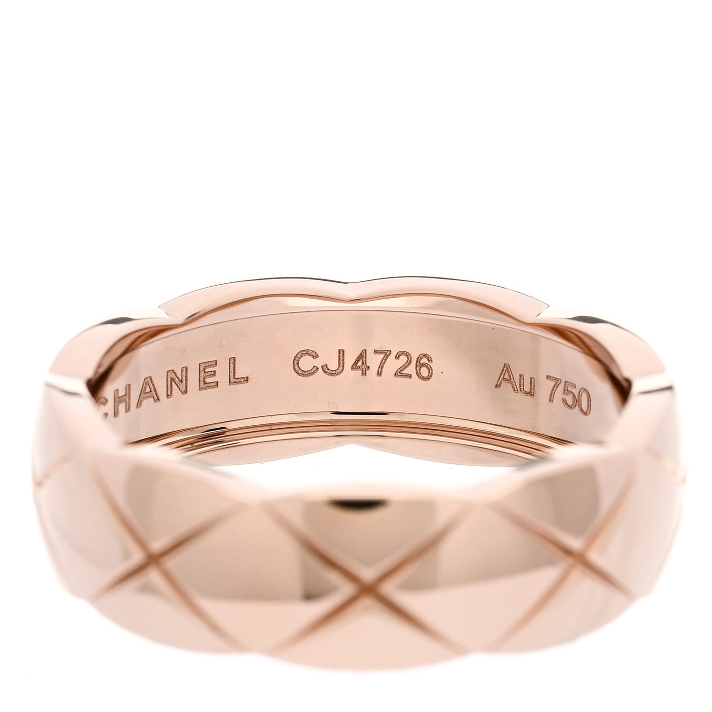 18K Beige Gold Small Coco Crush Ring 58 8.5