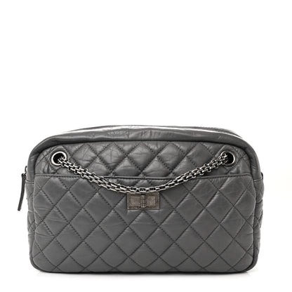 Chanel Aged Calfskin Quilted Medium Reissue Camera Case Grey 1 of 12