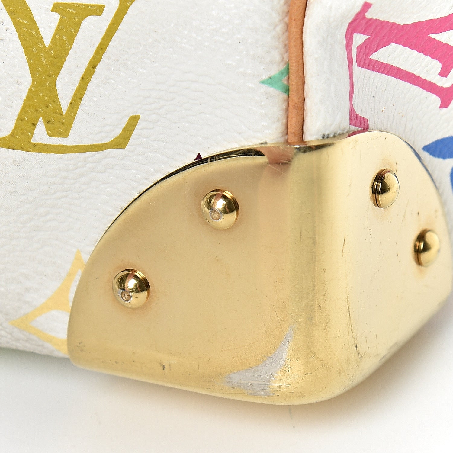 Louis Vuitton Monogram Multicolor Speedy 30 White 9 of 15