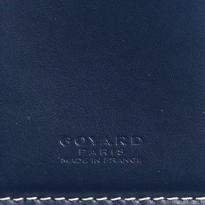 Goyard Goyardine Saint Pierre Card Holder Navy 6 of 7