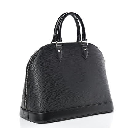 Louis Vuitton Epi Alma PM Black 2 of 15