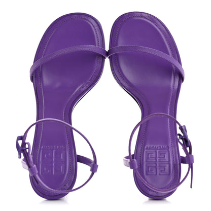 Givenchy Smooth Nappa Monochrome G Cube 85mm Sandals 39 Ultraviolet 2 of 8