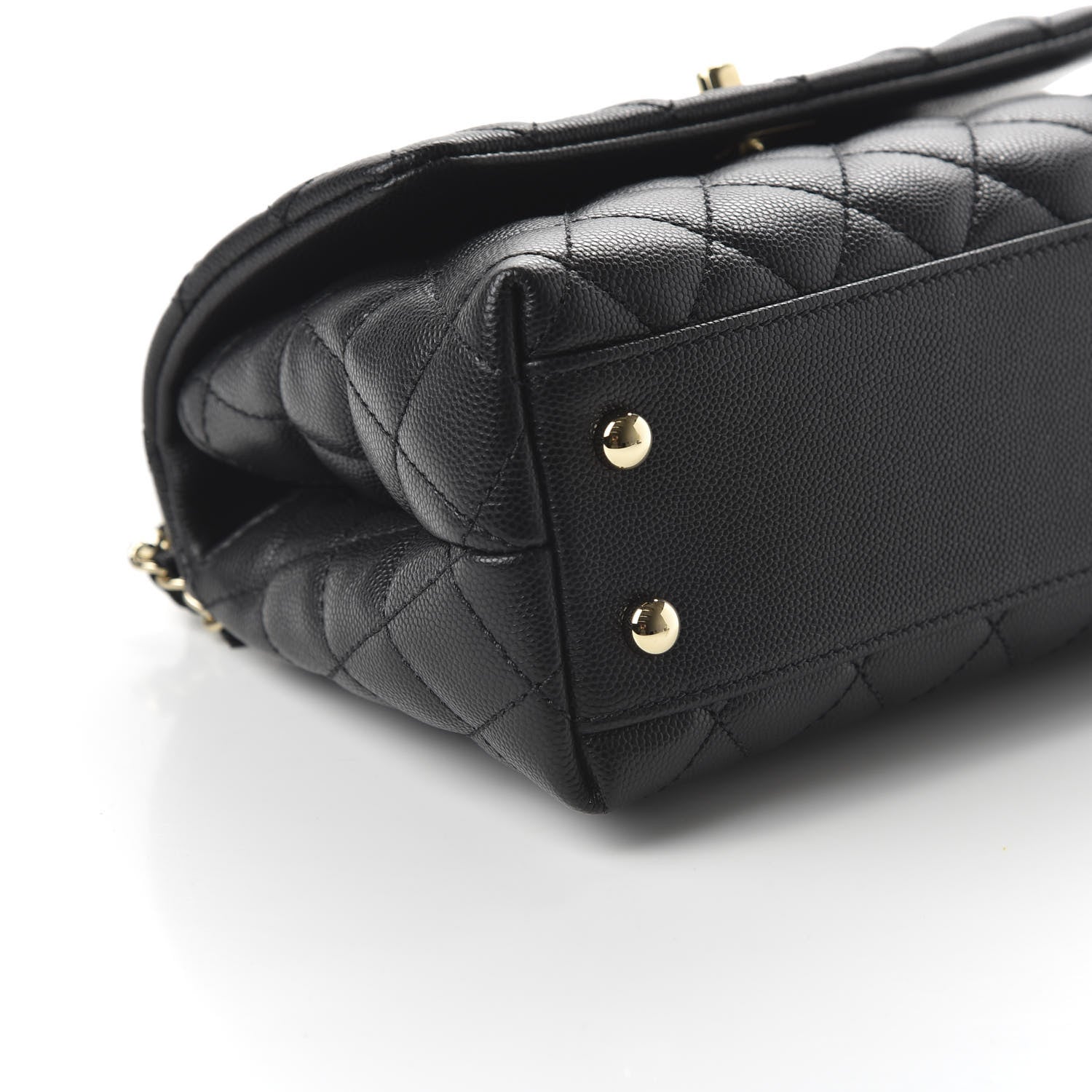 Chanel Caviar Quilted Mini Coco Handle Flap Black 6 of 11