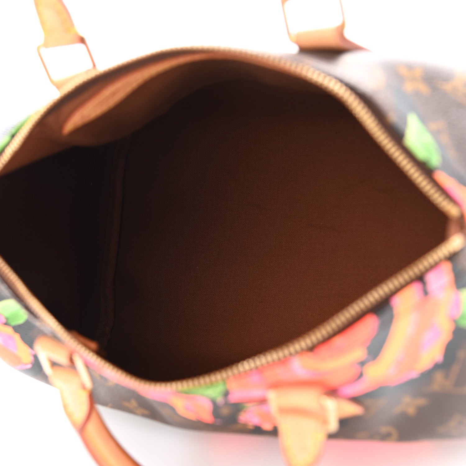 Louis Vuitton Monogram Roses Speedy 30 5 of 14