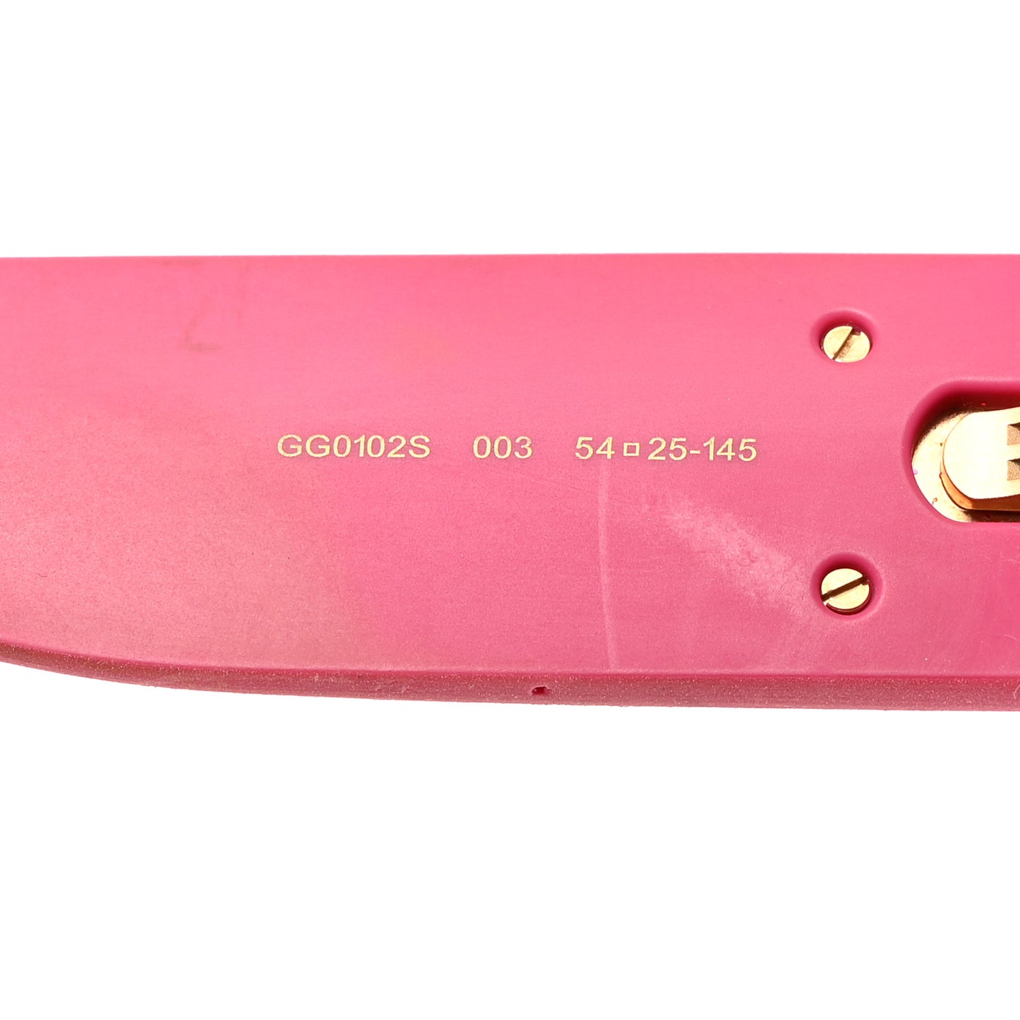 Square Frame GG0102S Sunglasses Glitter Pink Multi