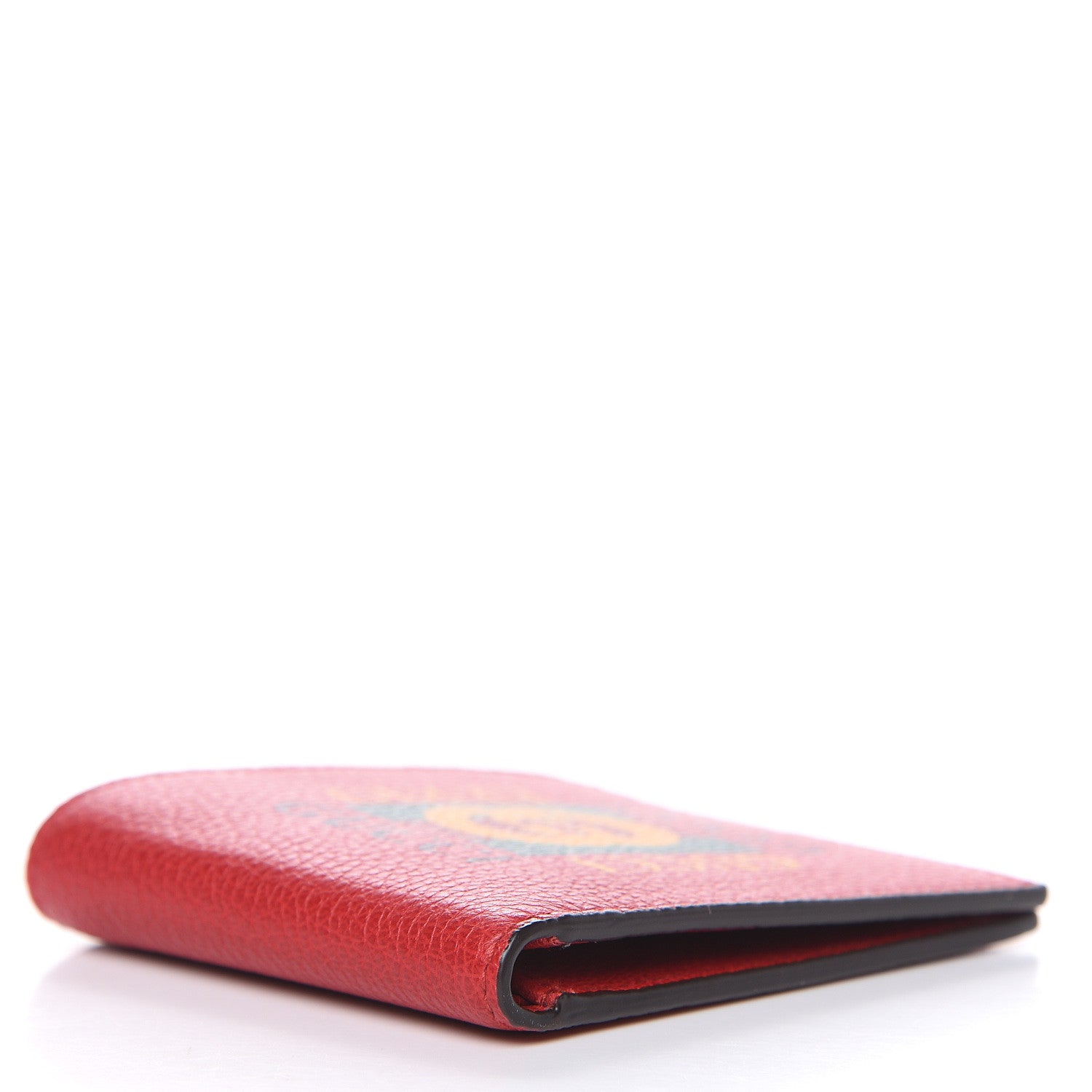 Gucci Calfskin Logo Bi-Fold Wallet Red 6 of 9