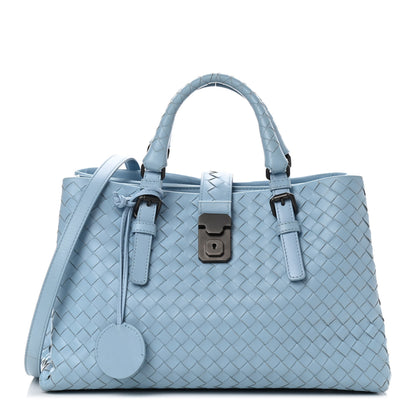 Bottega Veneta Light Calf Intrecciato Small Roma Topazio 1 of 12