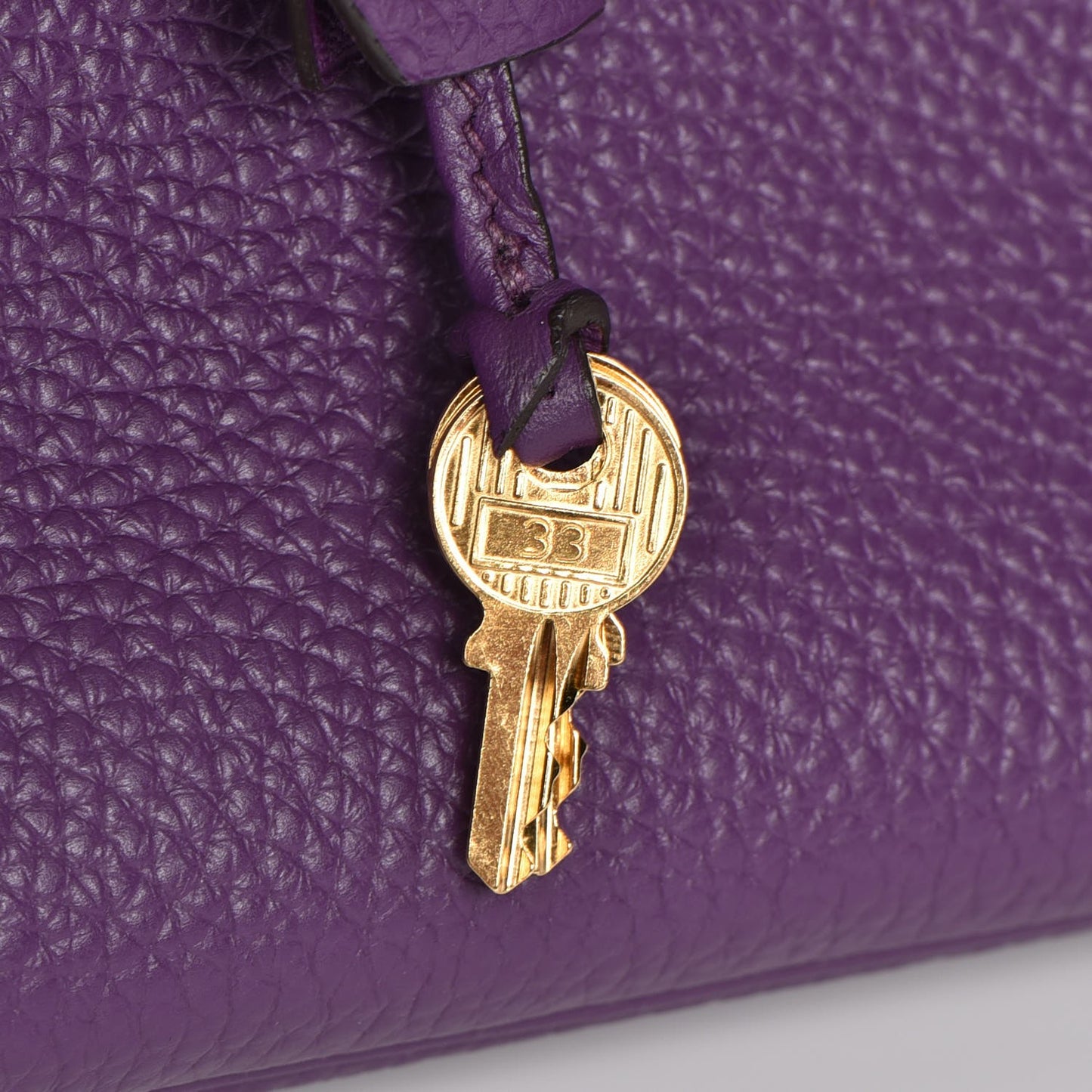 Taurillon Clemence Birkin 35 Ultraviolet