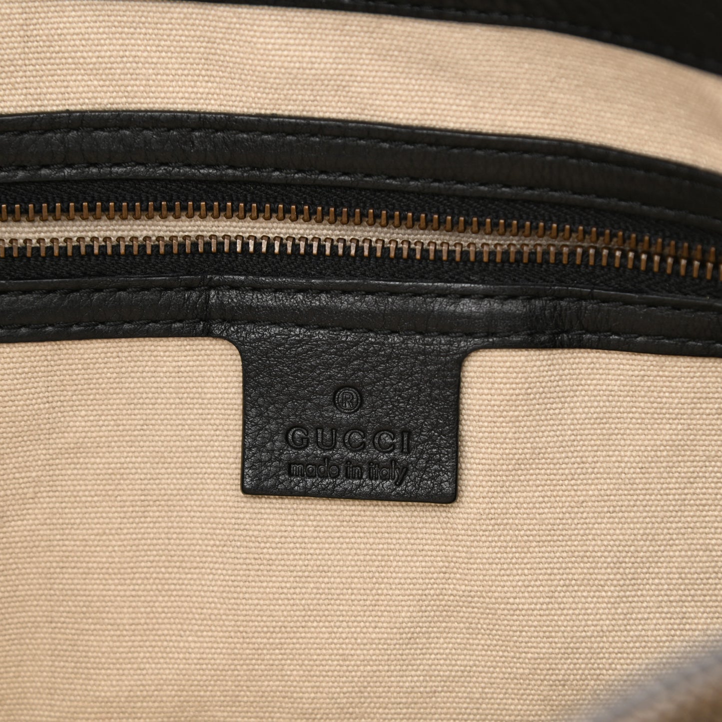Calfskin Bamboo Handle Tote Black
