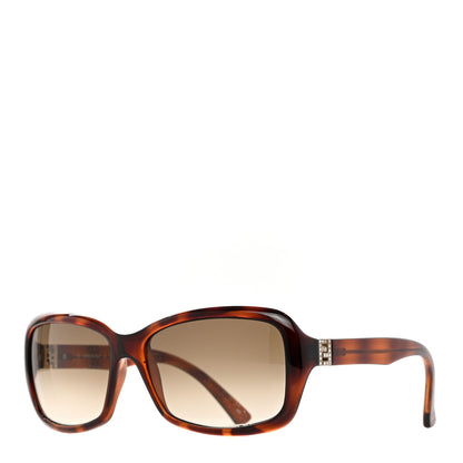 Fendi Acetate Crystal FF Embrace Sunglasses FS5071R Tortoise 1 of 7