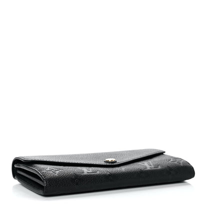 Louis Vuitton Empreinte Sarah Wallet NM Black 4 of 12
