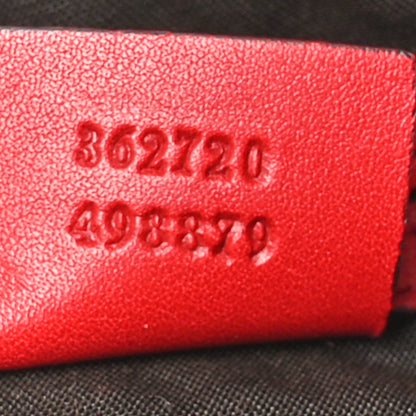 Gucci Guccissima Vitello Tender Medium Joy Boston Sporting Red 7 of 10