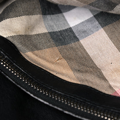 Burberry Lambskin Maggie Soft Knot Hobo Black 11 of 17