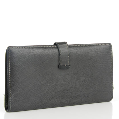 Hermes Epsom Bearn Gusset Wallet Graphite 7 of 13