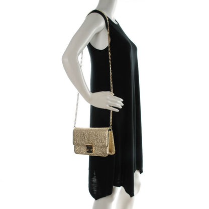 Christian Dior Washed Metallic Lambskin Miss Dior Promenade Pouch Stardust Gold 2 of 8