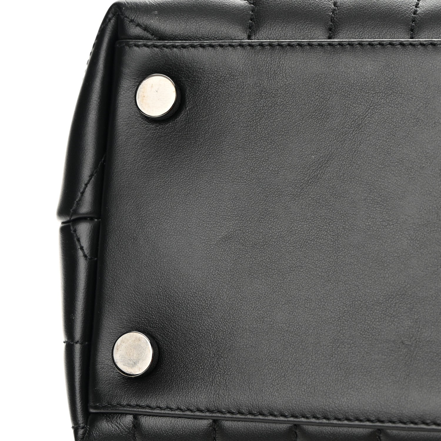 Saint Laurent Calfskin Y Quilted Monogram Monochrome Large Loulou Chain Satchel Black 15 of 17