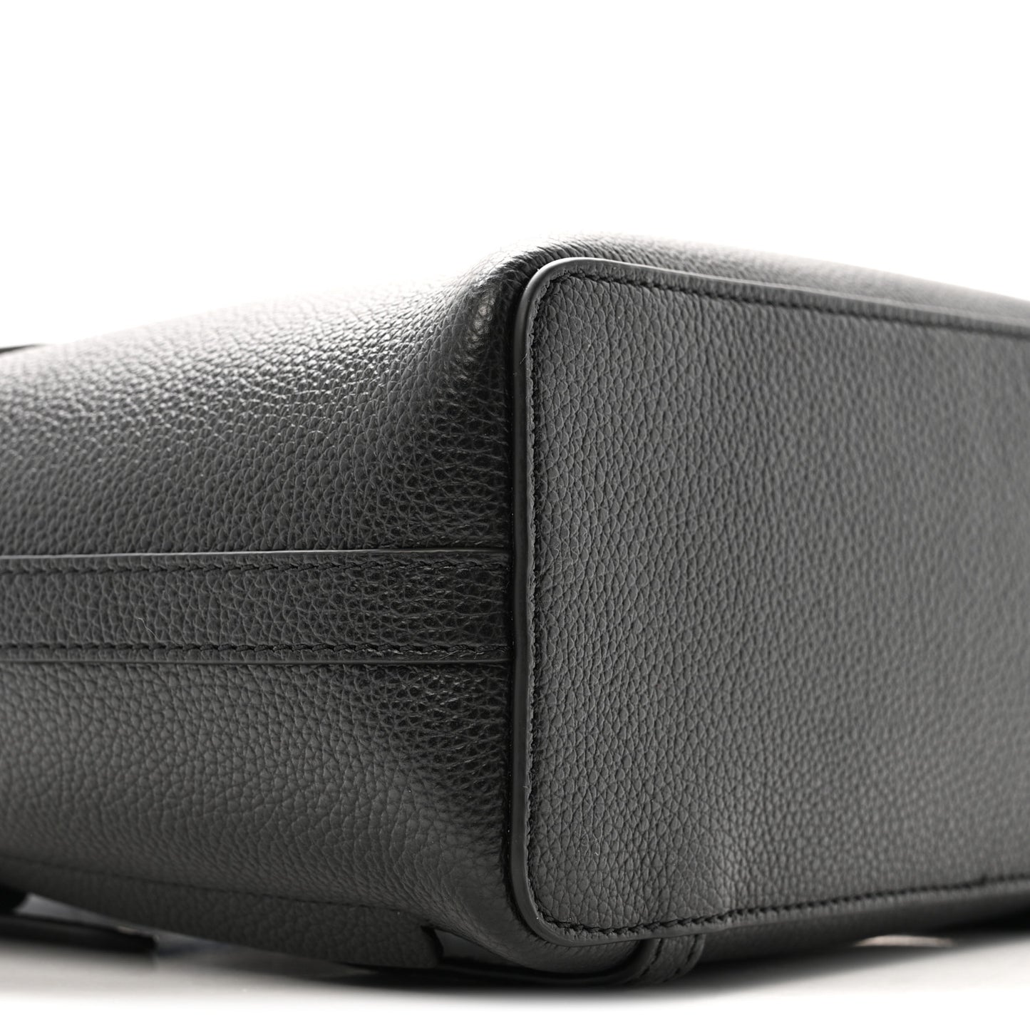 Small Classic Grain Calfskin Mini Bayswater Backpack Black