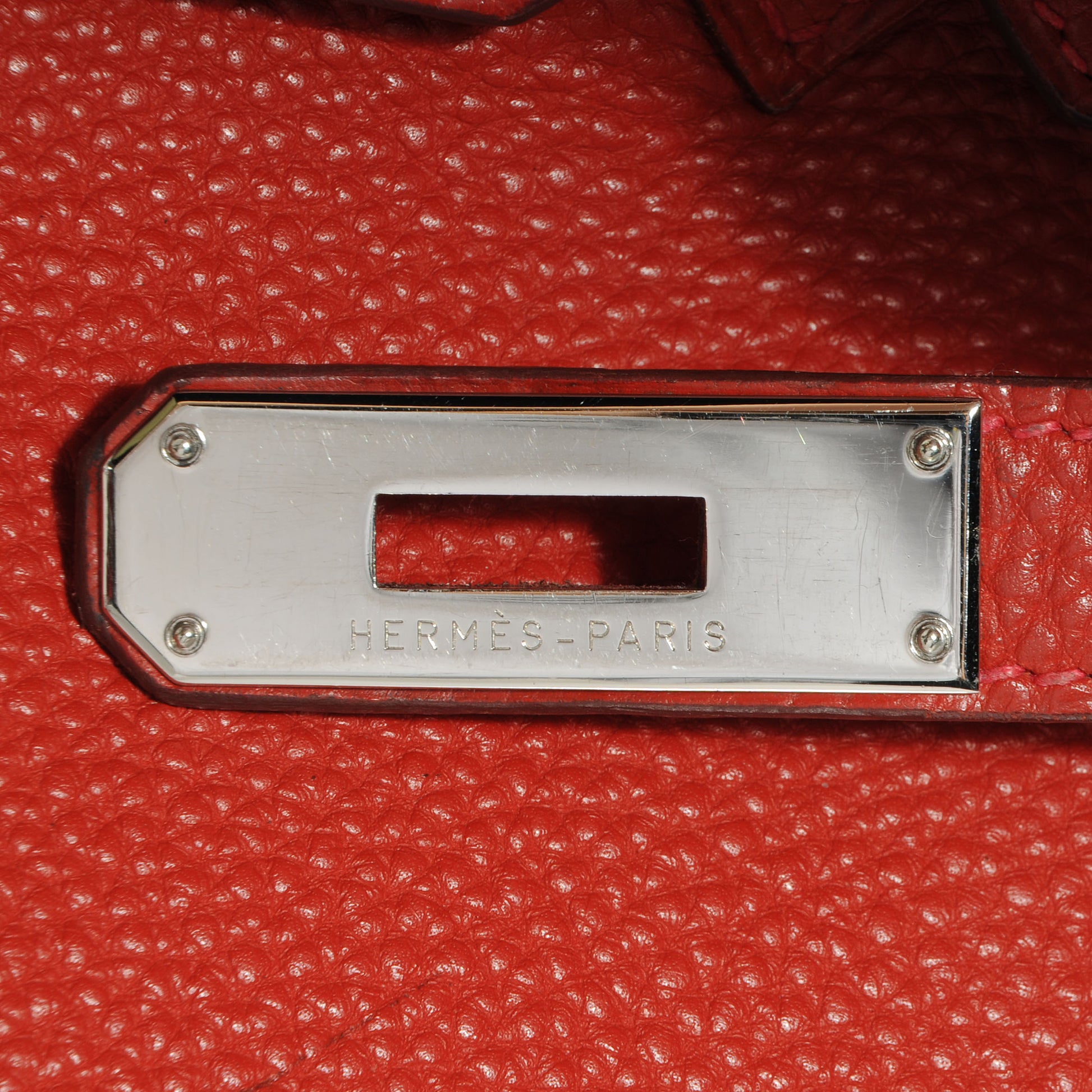 Hermes Togo Birkin 35 Rouge 8 of 9