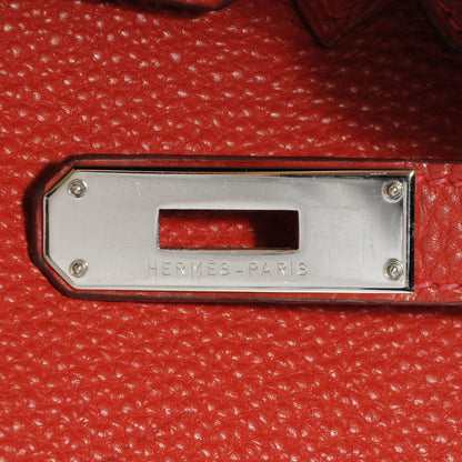 Hermes Togo Birkin 35 Rouge 8 of 9