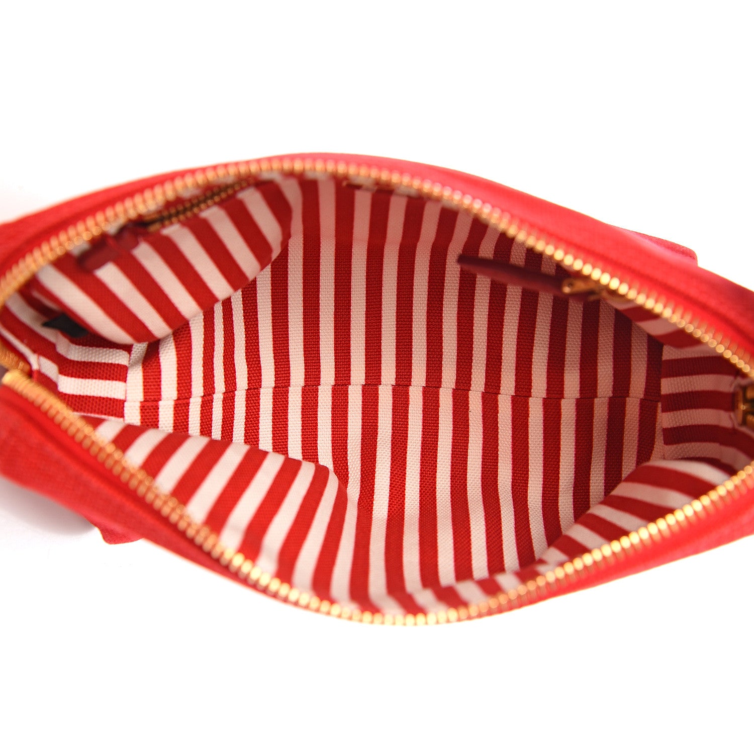 Prada Canvas Canapa Logo Pouch Rosso 4 of 6