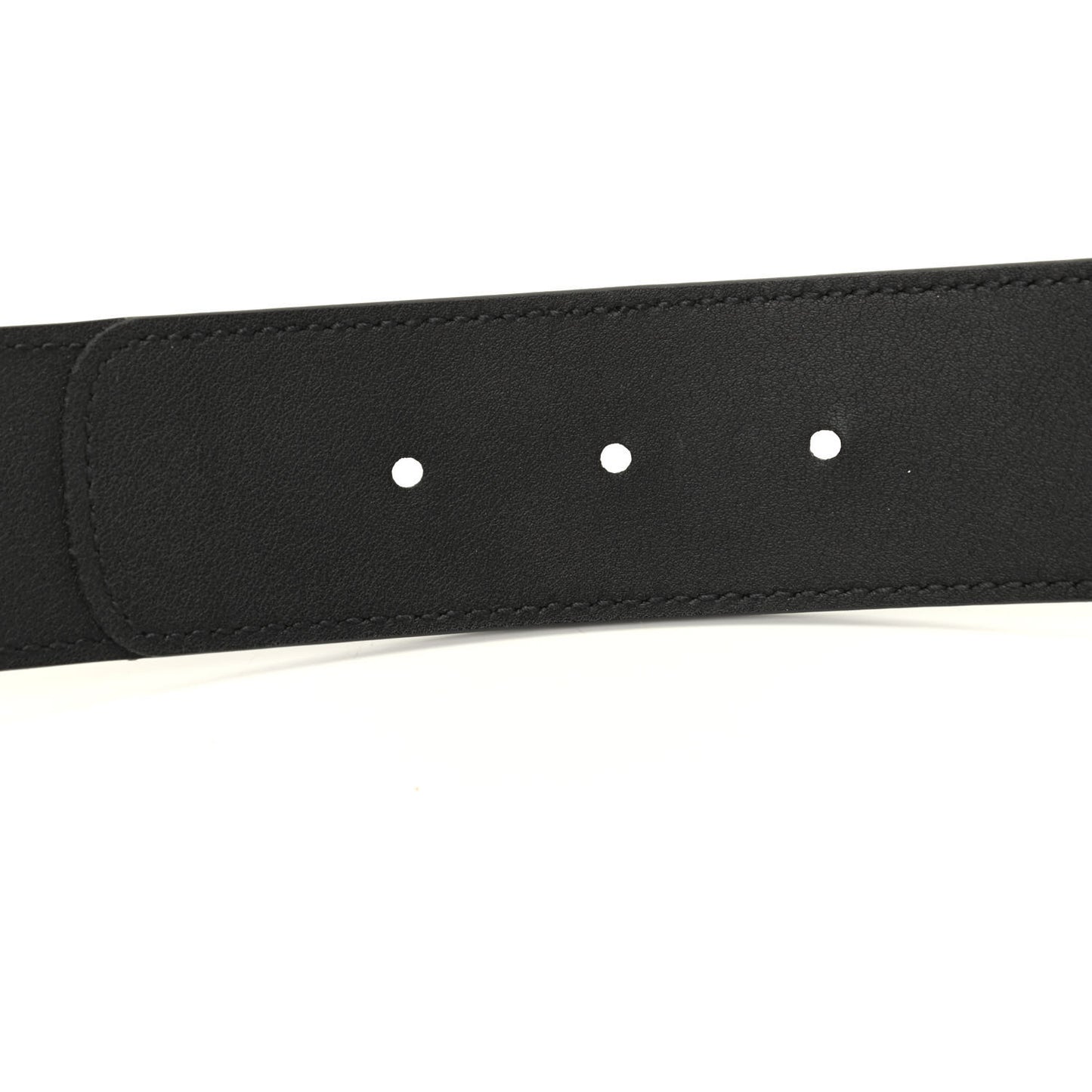 GG Supreme Monogram Matte Plutone Calfskin Double G 40mm Belt 90 36 Beige Ebony Black