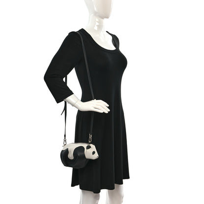 Loewe Calfskin Panda Crossbody Black White 2 of 8