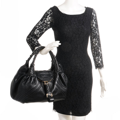 Fendi Nappa Nuvolata Spy Black 2 of 9