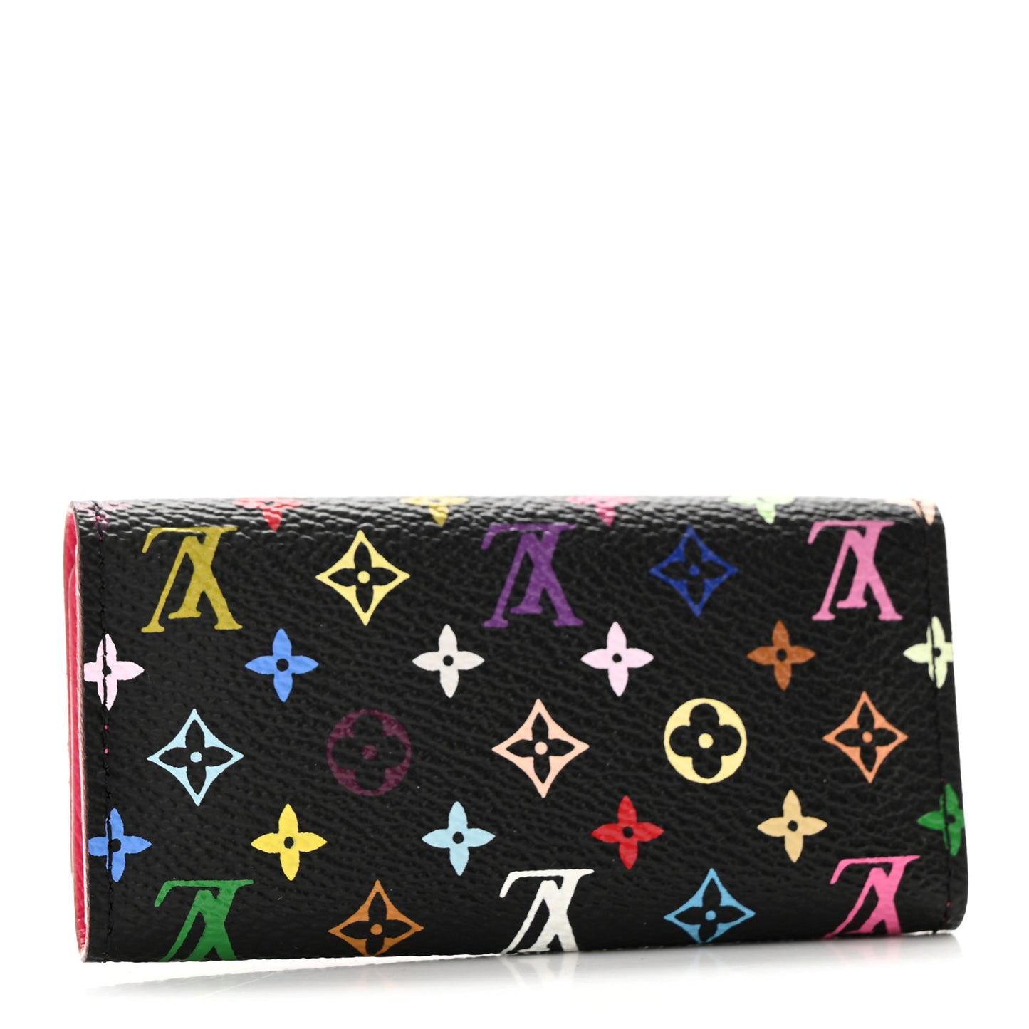 Monogram Multicolor Multicles 4 Key Holder Black Grenade