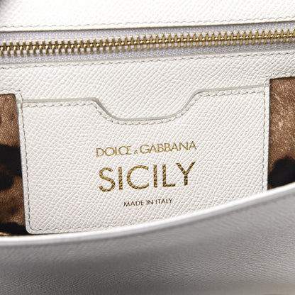 Dolce & Gabbana Dauphine Medium Miss Sicily Satchel White 5 of 6