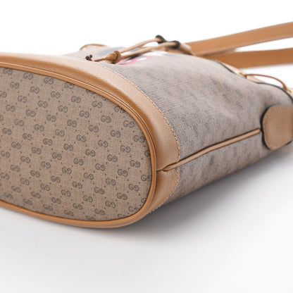 Gucci X DISNEY Mini Vintage GG Supreme Monogram Bucket Bag Beige Vintage Sun Oil 6 of 7