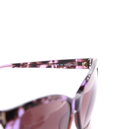 Tom Ford Carli Oversize Square Cateye Sunglasses TF295 Havana Purple 5 of 8