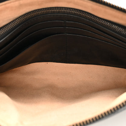Gucci Calfskin Matelasse Mini GG Marmont Chain Bag Black 6 of 10