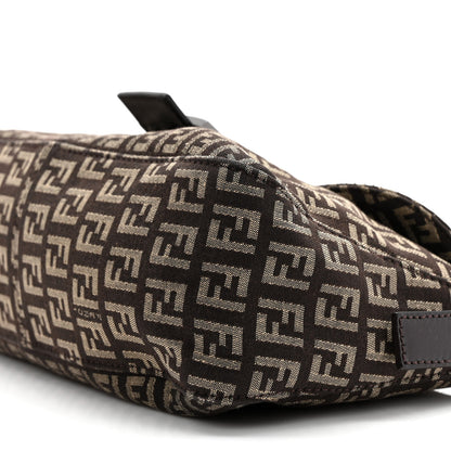 Fendi Zucchino Vitello Baguette Testa di Moro Beige 8 of 8