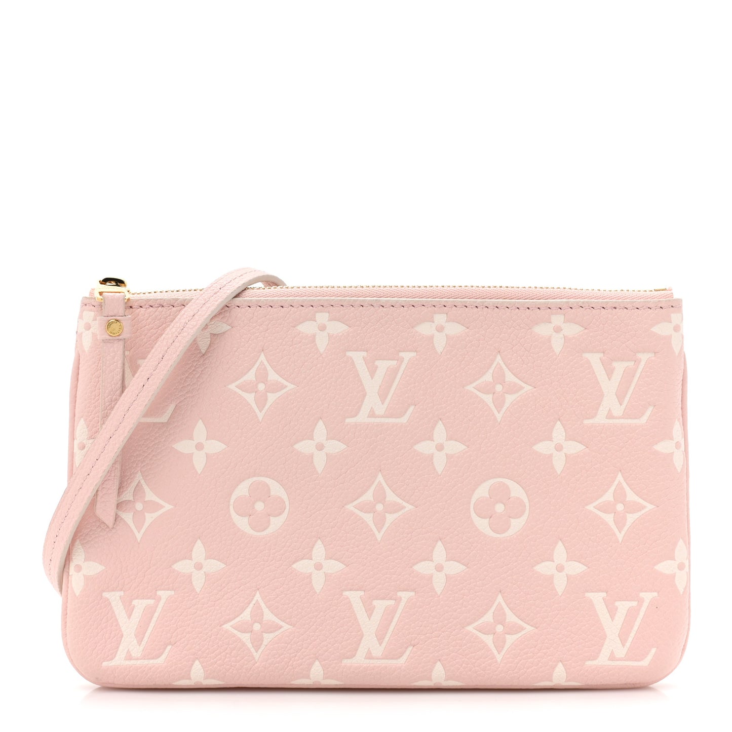 Empreinte Monogram Double Zip Pochette Rose