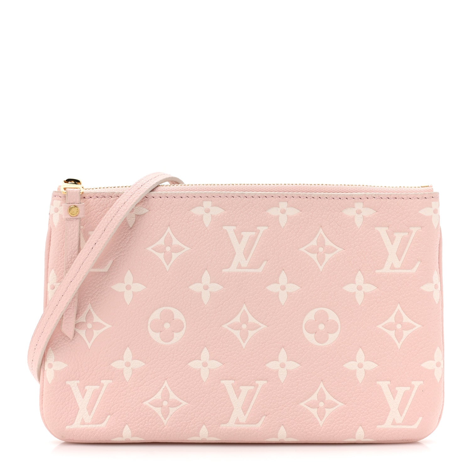 Louis Vuitton Empreinte Monogram Double Zip Pochette Rose 1 of 13
