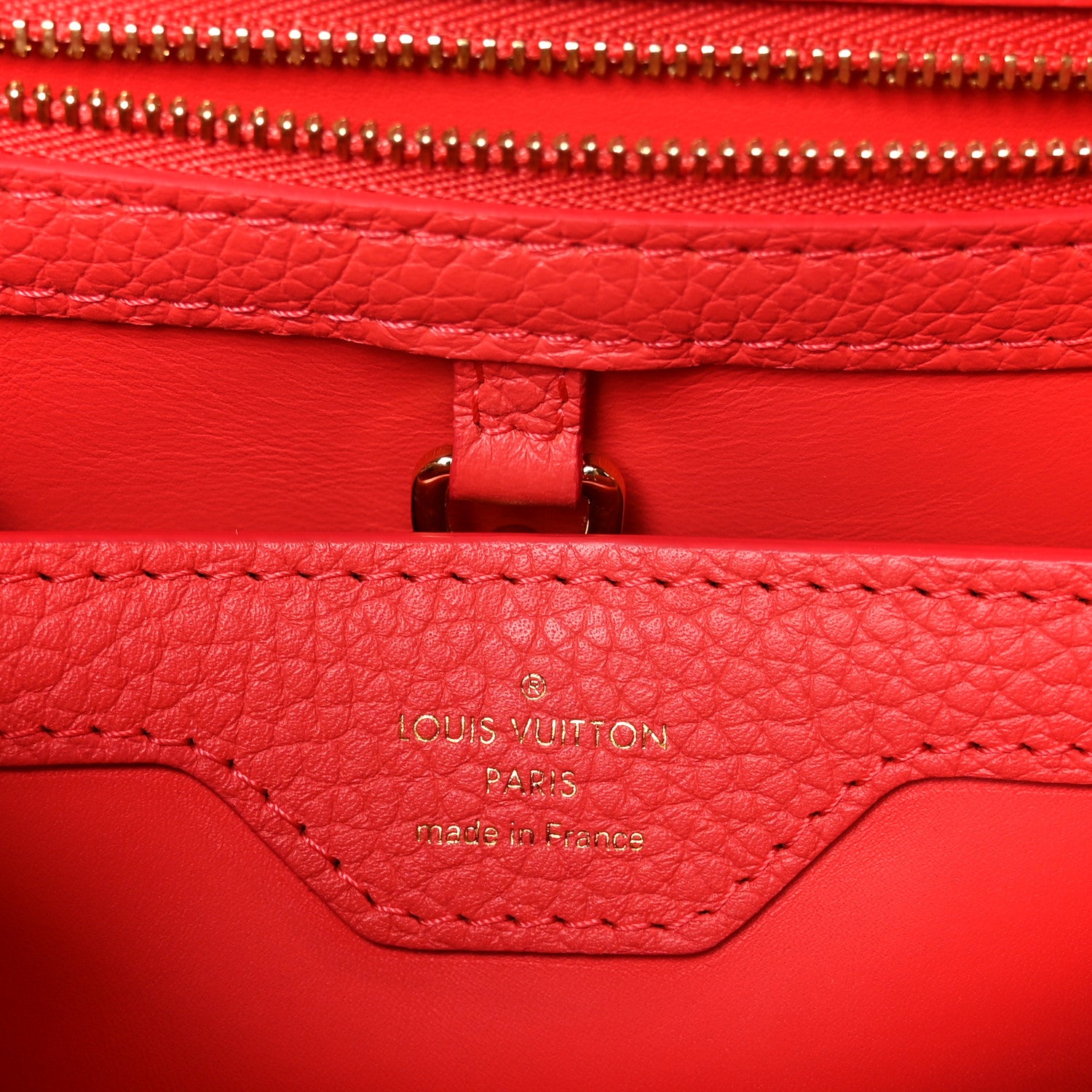 Louis Vuitton エナメルパンプス Louis Vuitton Taurillon Capucines BB Hibiscus Flamingo 1835743