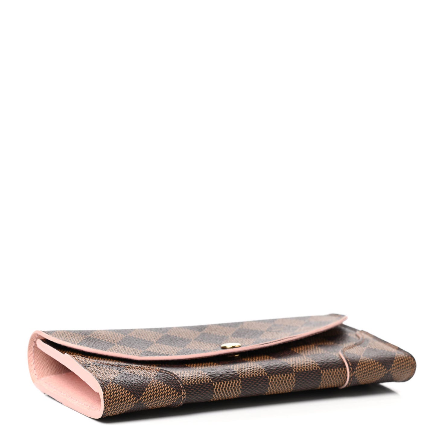 Damier Ebene Caissa Wallet Rose Ballerine