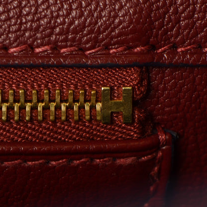 Hermes Epsom Contour Birkin 35 Rouge H Navy 14 of 27