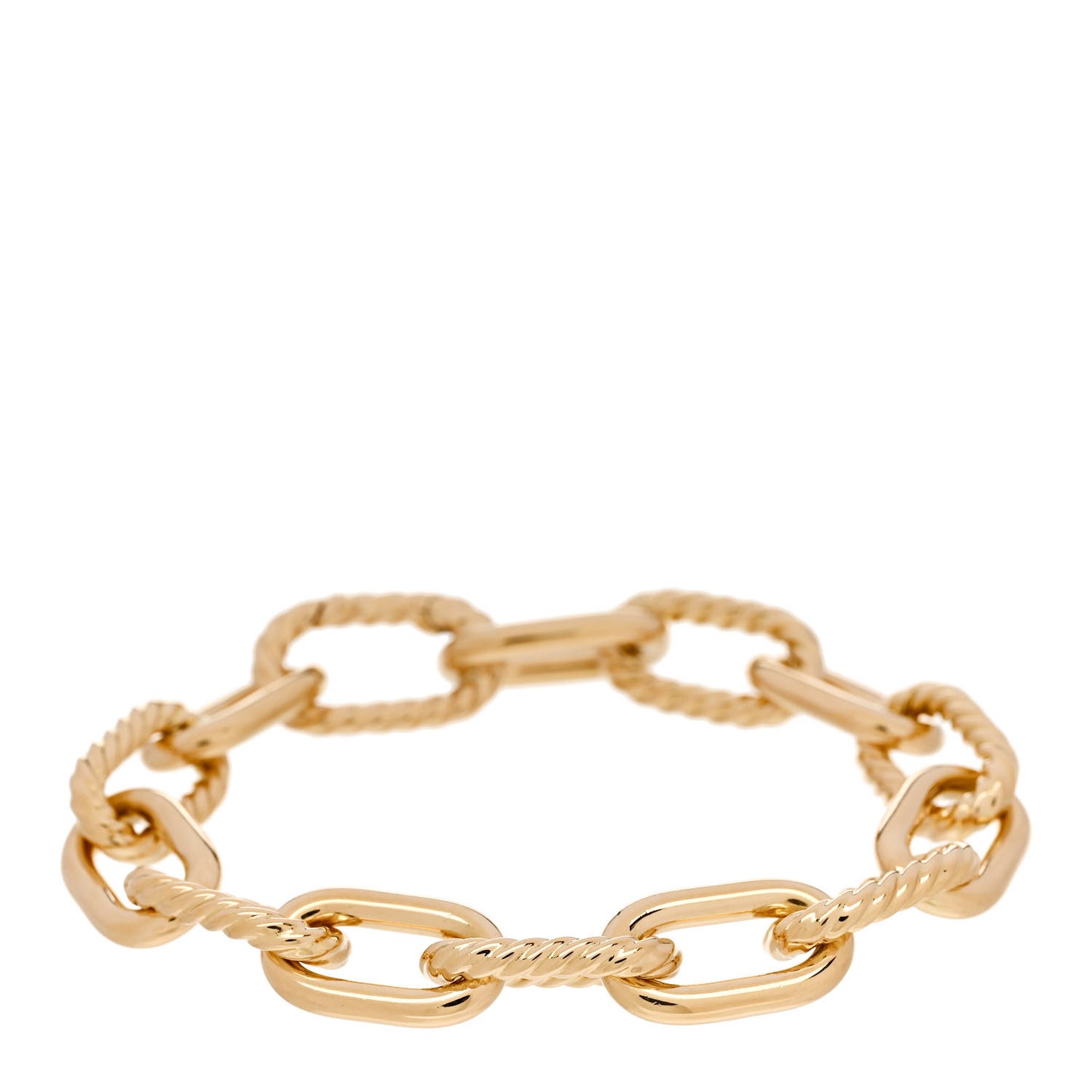 18K Yellow Gold 11mm Madison Classic Chain Bracelet