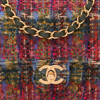 Chanel Tweed Quilted Mini Square Flap Multicolor 8 of 11