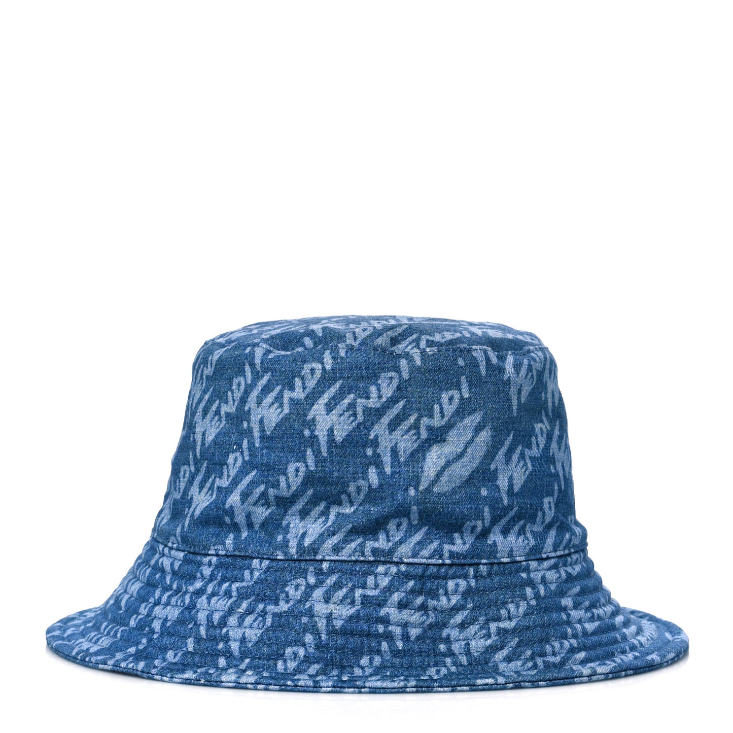Denim Logo Bucket Hat S Light Blue