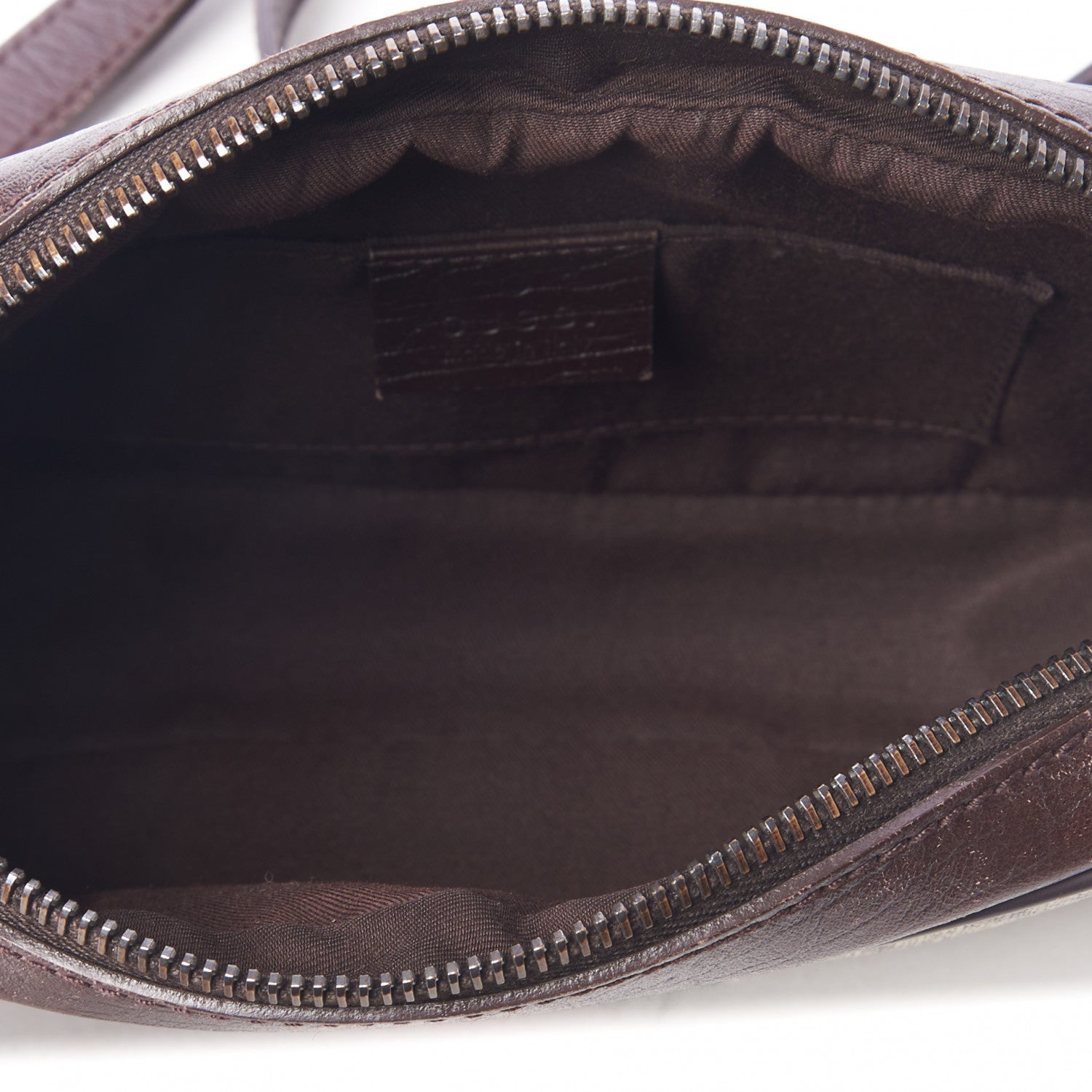 Gucci GG Supreme Monogram Canvas Web Shoulder Bag Brown 6 of 8