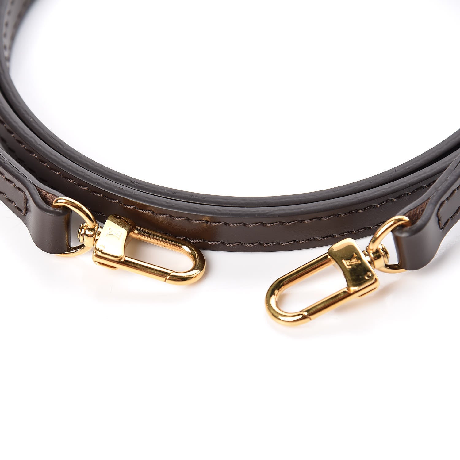 Louis Vuitton Calfskin 12mm Eva Shoulder Strap Brown 3 of 4