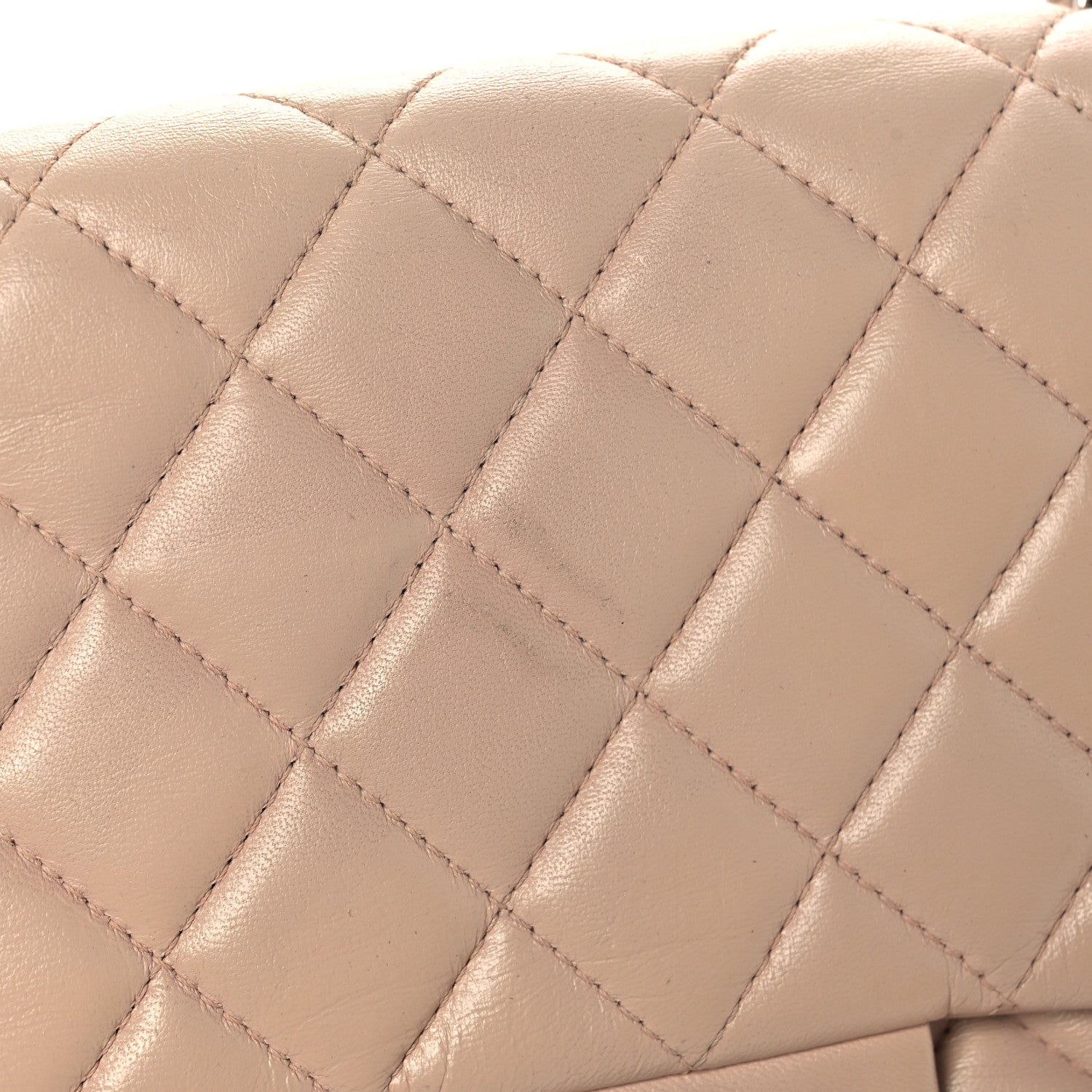 Chanel Lambskin Quilted 3 Jumbo Flap Light Pink 12 of 12