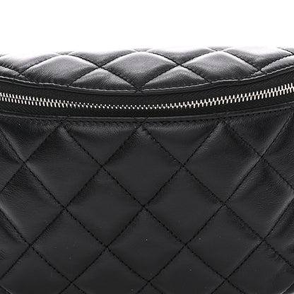 Chanel Calfskin Quilted Waist Belt Bag Black 8 of 10